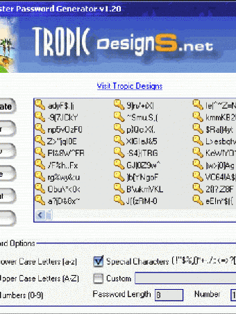Image 0 for Webmaster Password Genera…