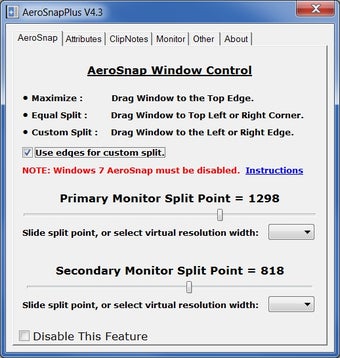 Image 0 for AeroSnap Plus