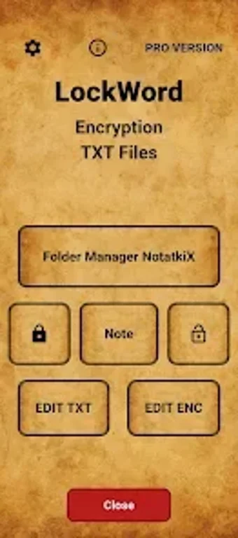 Image 0 for LockWord: Encrypt TXT  No…