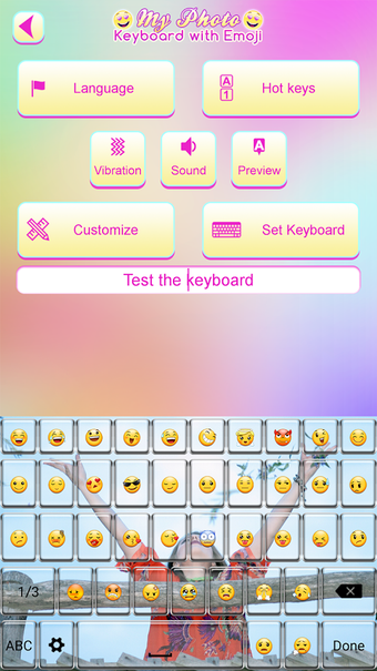 Imagen 1 para My Photo Keyboard with Em…