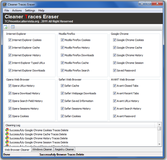 Imagen 0 para Cleaner Traces Eraser Por…