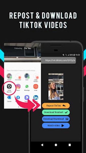 Imagen 3 para TikTok Repost & Downloade…