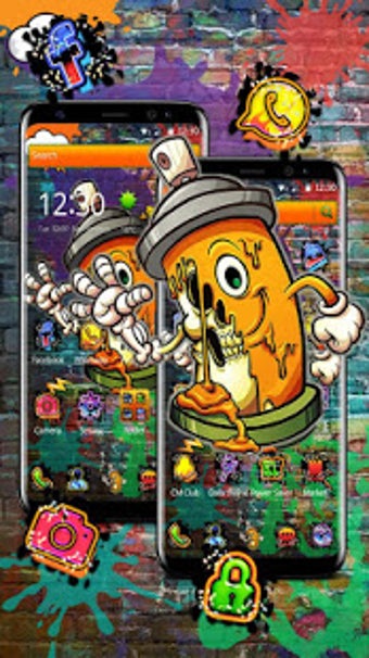 Imagen 1 para Graffiti Wall Theme Launc…