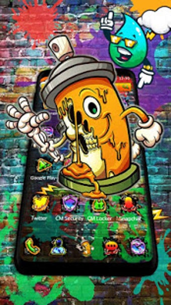 Imagen 2 para Graffiti Wall Theme Launc…