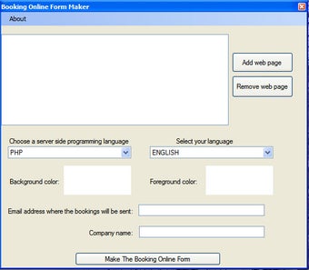 Imagen 0 para BookingOnlineFormMaker