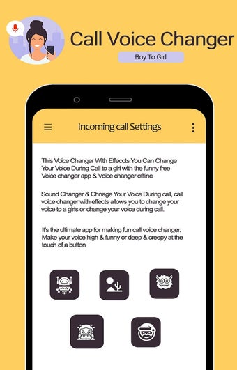Image 0 for Call Voice Changer Boy to…