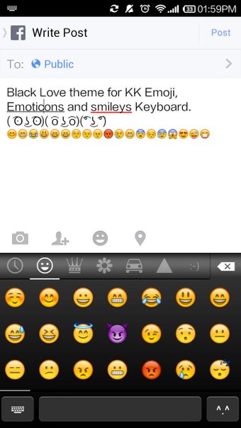 Image 1 for Classic Black Emoji Keybo…