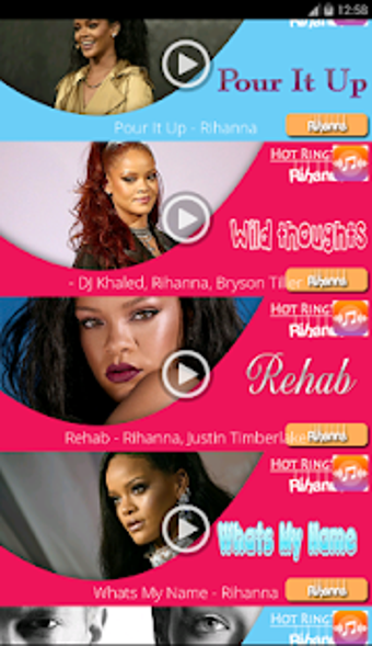 Image 0 for Rihanna Hot Ringtones