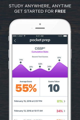 Image 0 for CISSP Exam Practice by Po…