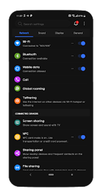 Image 0 for [UX8] Theme Android Q Bla…
