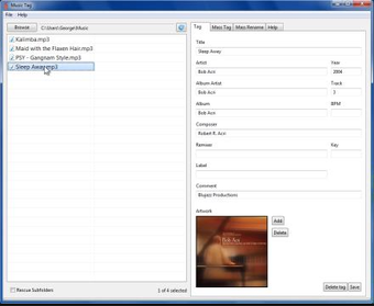 Image 0 for Music Tag for Windows