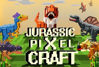 Image 1 for Jurassic Pixel Craft: din…