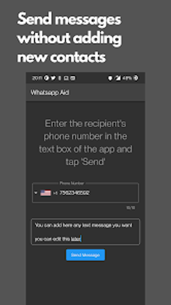 Imagen 0 para WhatsApp Aid - Quick Mess…