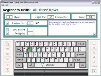 Imagen 0 para Letter Chase Typing Tutor…