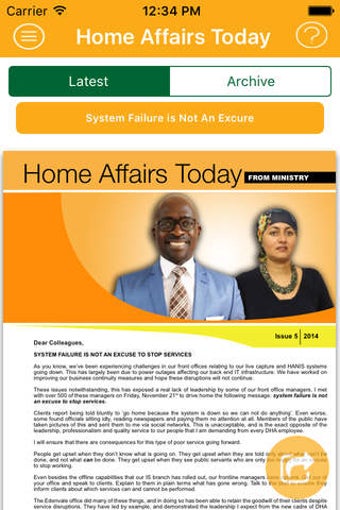 Imagen 0 para Home Affairs Today