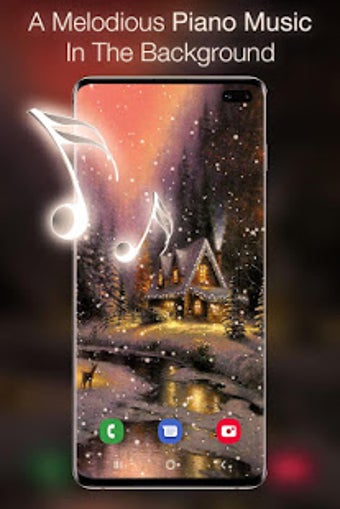 Image 1 for Snowfalling Live Wallpape…