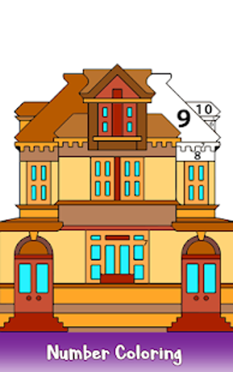Image 3 for House Color by Number - A…