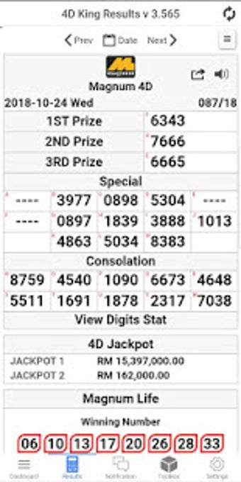 Image 2 for 4D King Live 4D Results