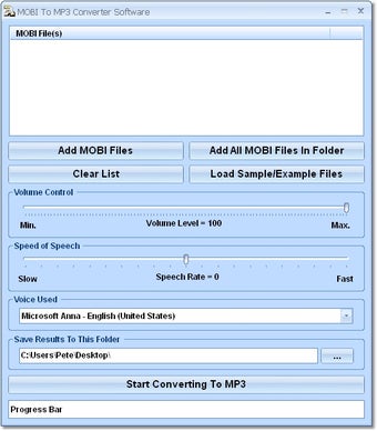 Imagen 0 para MOBI To MP3 Converter Sof…
