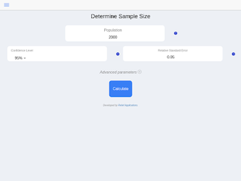 Imagen 0 para Sample Size Calculator