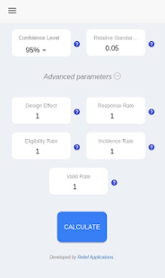 Imagen 0 para Sample Size Calculator