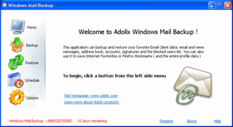 Image 0 for Adolix Windows Mail Backu…