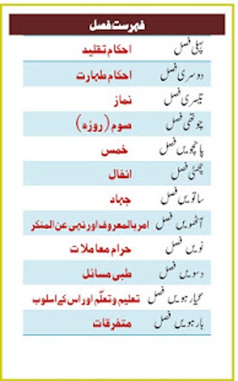 Image 3 for Fiqhi Masail Urdu (for Ta…