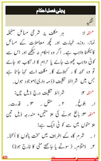 Image 0 for Fiqhi Masail Urdu (for Ta…