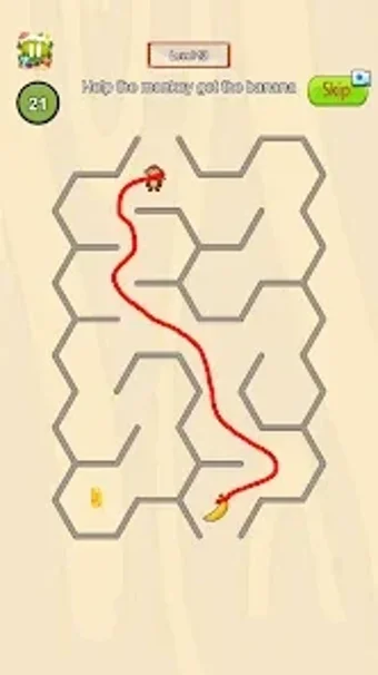 Image 0 for Monkey Maze Line Quest
