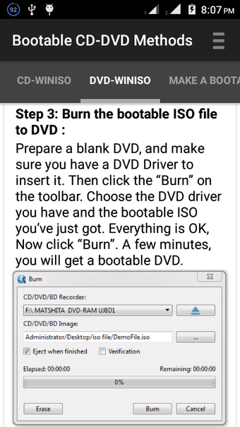 Imagen 3 para Bootable Methods(USB-CD-D…