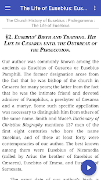 Image 0 for Eusebius' Church History …