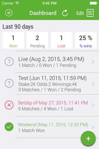 Image 0 for BetStatus