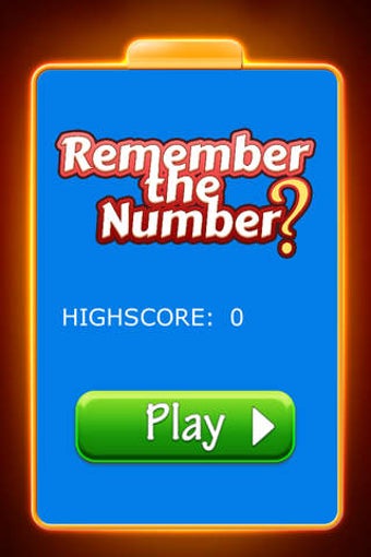 Image 0 for Remember the Number: A Me…