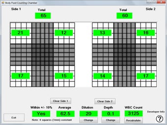 Image 1 for Body Fluid Counting Chamb…