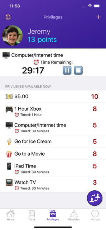Image 3 for Privilege Points Chore Tr…