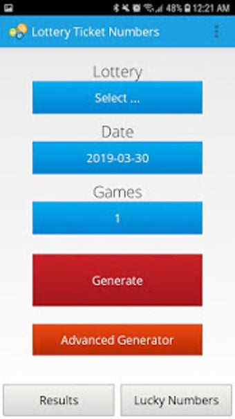 Image 1 for Lottery Ticket Numbers