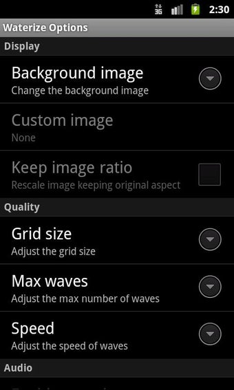 Image 1 for Waterize Lite Live Wallpa…