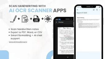 Image 0 for Handwriting  AI OCR Scann…