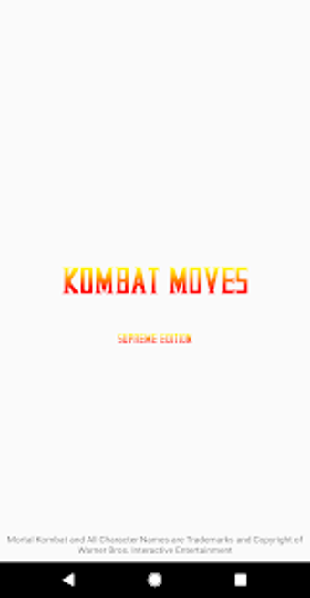 Image 0 for Kombat Moves
