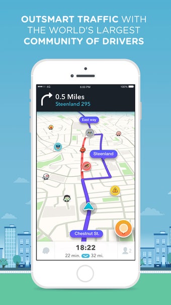 Image 1 for Waze Navigation & Live Tr…