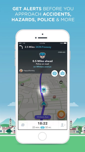 Image 7 for Waze Navigation & Live Tr…