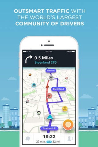 Image 3 for Waze Navigation & Live Tr…