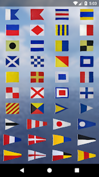 Image 1 for ICS Maritime Signal Flags