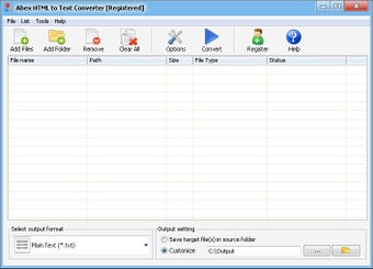Image 0 for Abex HTML to Text Convert…