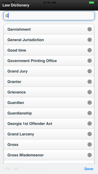Image 0 for Law Dictionary Offline
