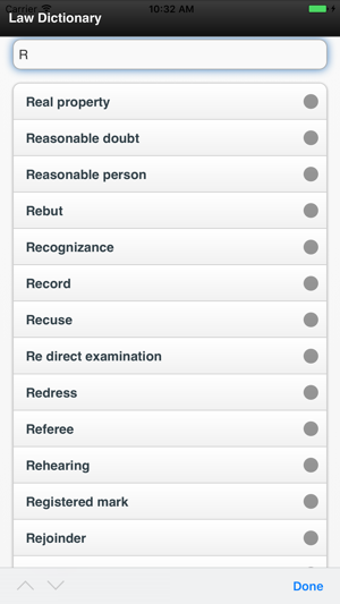 Image 1 for Law Dictionary Offline