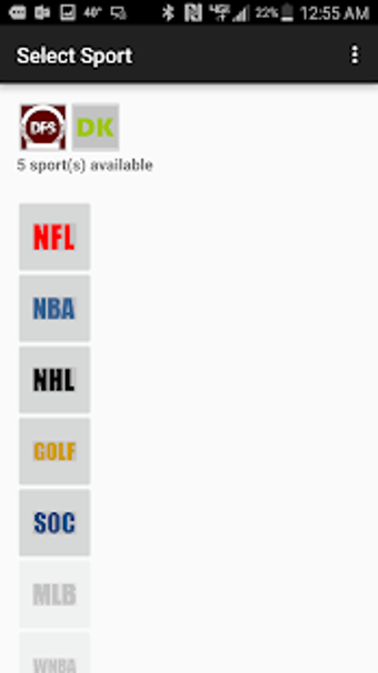 Image 0 for DFS Bulk Lineup Generator