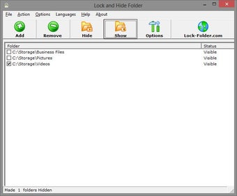 Imagen 0 para Lock and Hide Folder