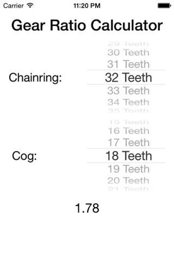 Image 0 for Bicycle Gear Ratio Calcul…