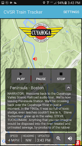 Image 2 for CVSR Train Tracker
